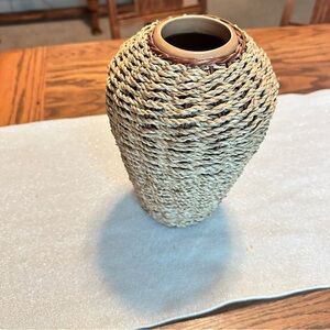 Woven Natural Vase